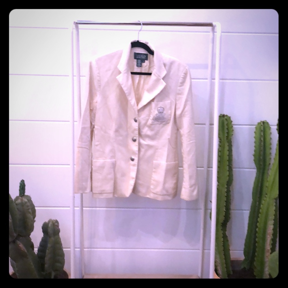Ralph Lauren Vintage Cream Blazer